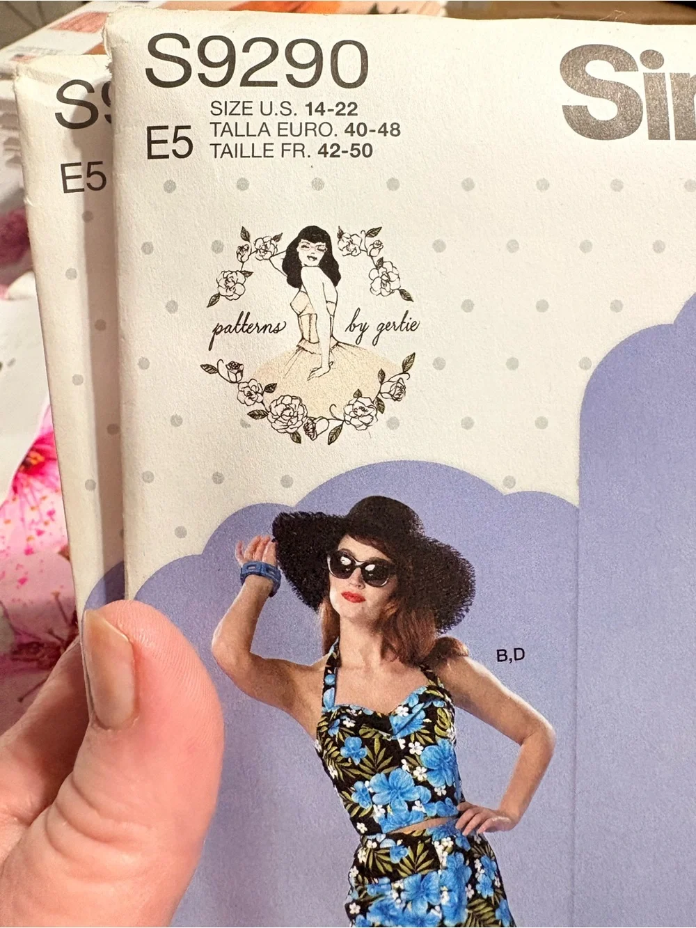 BN UNCUT SIMPLICITY 9290 E5 PLUS SIZE SEWING PATTERNS SWIM WEAR SWIMSUIT SUMMER